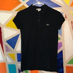 Black Lacoste Polo Shirt